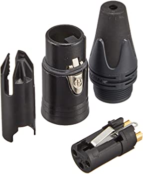 【中古】NEUTRIK ノイトリック オーディオコネクター 3ピン メス ブラック NC3FXX-B 5個入