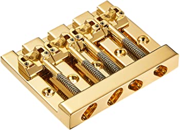【中古】（非常に良い）HIPSHOT ベースブリッジ KICKASS 4弦用 ゴールド BR/KICKASS G