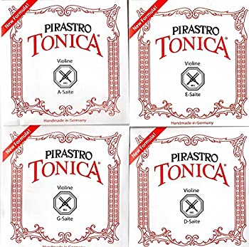 【中古】バイオリン弦 PIRASTRO TONICA トニカ 4/4サイズ 4弦セット(E線: ボール#3127シルバリー)｜GoodLifeStore