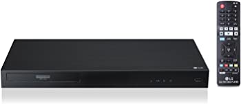 【中古】（人並み外れたに好いたらしい）LG 4K Ultra 固定ディスク ブルーレイプレーヤー 4K引き上げるうつり変わり HDR10相応う Dolby Vision相応う Wi-Fi内蔵 UBK90