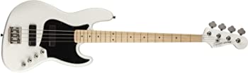 【中古】(非常に良い)Squier by Fender エレキベース Contemporary Active Jazz Bass? HH Maple Fingerboard Flat White