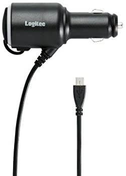 【中古】（非常に良い）Logitec シガーチャージャー ソケット付 スマートフォン用 LPA-CCS01S LPA-CCS01S