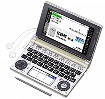【中古】カシオ5.3型 EX-word 電子辞書 シャンパンゴールド XD-D6100GD 110コンテンツ 2000小説 2000クラシック名曲フレーズ収録 ジャパネット限定モデル 18,089円