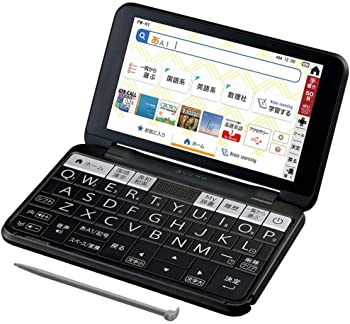 【中古】シャープ 電子辞書 BRAIN 高校生モデル(6教科対応) PW-H1-B(ブラック系) 2021年発売モデル