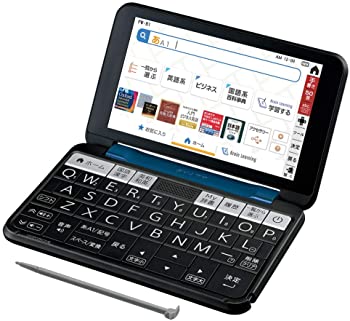 【中古】（非常に良い）シャープ PW-B1-K カラー電子辞書 Brain 大学生・ビジネスモデル ネイビー系