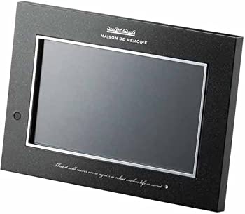 【中古】(非常に良い)ELECOM デジタルフォトフレーム LA MAISON DE MEMOIRE(ラ・メゾン・デュ・メモワール) プレシャスシーン 7インチワイド 解像度800×480 ブラ