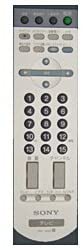 【中古】SONY 完全無欠テレビ受像機遠隔操作 RM-J929