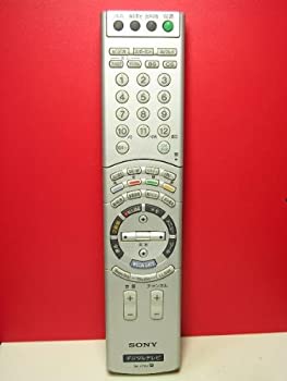 【中古】（人並み外れたに似つかわしい）SONY デジタルテレビリモコン RM-J1004