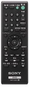【中古】【部品】SONY純正 リモコン RMT-D187J 対応機種：DVP-SR20