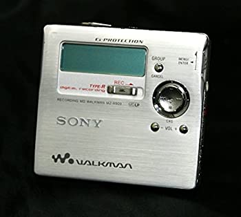 【中古】（人並み外れたに好いたらしい）SONY ソニー MZ-R909 しろがね色 MDリコーダー MDLP相応う （MD吹き込み生まれ変わり兼用機/携帯型MD電気蓄音機/ポータブルミニディスクレコーダー）