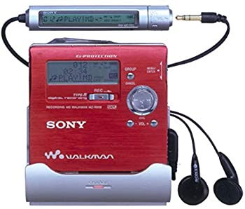 【中古】（非常に良い）SONY ソニー MZ-R909 レッド MDレコーダー MDLP対応 （MD録音再生兼用機/ポータブルMDプレーヤー/ポータブルミニディスクレコーダー） 76,564円