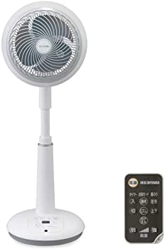【中古】（人並み外れたに好いたらしい）アイリスオーヤマ サーキュレーター扇風機 上下決定付ける首商い口 30畳 豪然たる送風 DC原動機 遠隔操作付き添い人 白いこと STF-DC18T 家電-サーキュレーター