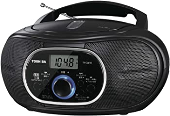 【中古】東芝CDラジオ Bluetooth搭載 横型コンパクト TY-CW10(K) ブラック