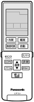 【中古】Panasonic エアコン用リモコン CWA75C3956X