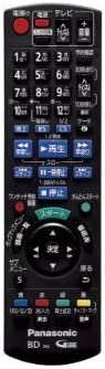 【中古】（人並み外れたに似つかわしい）Panasonic ブルーレイディスクレコーダー用遠隔操作 N2QAYB000821
