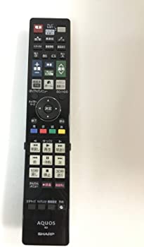 【中古】（非常に良い）シャープ ブルーレイディスクレコーダー用純正リモコン 0046380250 GB027PA