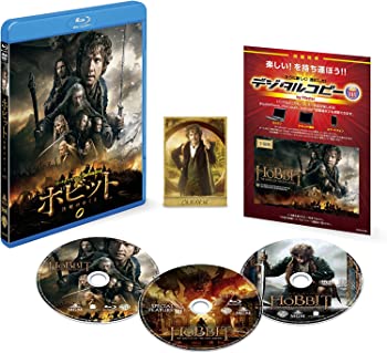 【中古】（非常に良い）ホビット 決戦のゆくえ ブルーレイ&DVDセット(初回限定生産/3枚組/デジタルコピー付) [Blu-ray]