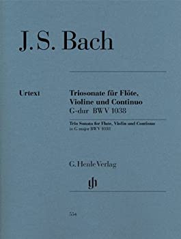【中古】Bach, J: Triosonate fuer Floete, Violine und Continuo G-dur