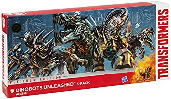 【中古】（人並み外れたに好いたらしい）トランスフォーマー ロストエイジ プラチナム ダイノボット5体書き割り