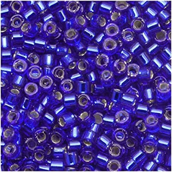 【中古】（人並み外れたに好いたらしい）Miyuki Delica Seed Beads 11/0 - Silver Lined Violet DB610 7.2 Grams by Miyuki [並行輸入品]