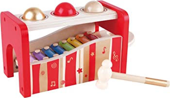 【中古】[ヘイプ]Hape Pound and Tap Bench Music Set 30th Anniversary 2016 LIMITED EDITION E0329 [並行輸入品]
