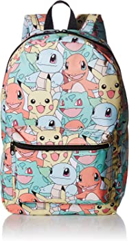 【中古】[バイオワールド]bioWorld Pok?mon Pastel Kanto Starters All Over Print Backpack 190371345272 [並行輸入品]｜GoodLifeStore