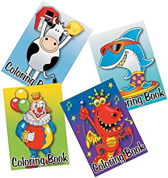 【中古】(未使用品)72-pack of Kid Coloring Books ~ Great Party Favors! Assorted Designs by Fun Express [並行輸入品]