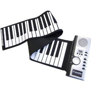 【中古】（非常に良い）ロールピアノ くるくる巻ける 電子ロールピアノ 電子ピアノ 持ち運びロールピアノ 61キー ロールピアノ