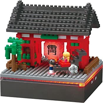 【中古】（非常に良い）ナノブロック 光ファイバーLED + 雷門 NBH_157