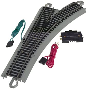 【中古】（非常に良い）Bachmann Trains スナップフィット E-Z トラック リモートターノート 右 (1/カード) ニッケルシルバーレール グレーロードベッド HOスケール