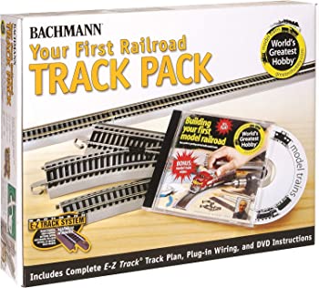【中古】（人並み外れたに似つかわしい）Bachmann Trainins スナップフィット E-Z TRACK 分野目覚ましいのホビーファーストレールロードトラックパック ニッケルシルバーレール グレーロードベ
