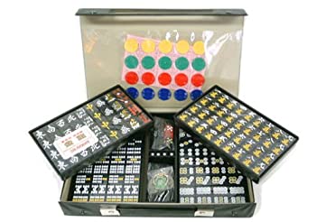 【中古】NorthwaySports マージャン牌【金龍(黒牌)】