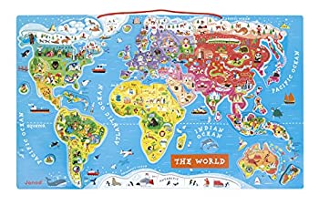 【中古】(未当てはめる品)JANOD パズルワールドマップ