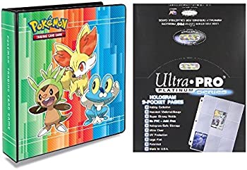 【中古】ポケモン X & Y 2インチ 3リングバインダー ウルトラプロプラチナ9ポケットシート｜GoodLifeStore