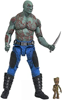 【中古】（非常に良い）Marvel Select Guardians of the Galaxy 2 Drax & Baby Groot Action Figure｜GoodLifeStore