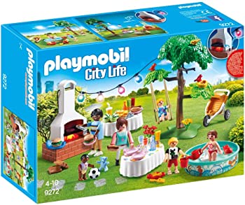 【中古】Playmobil 9272 Famille et barbecue estival