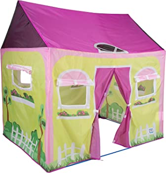 【中古】[パシフィックプレイテント]Pacific Play Tents Kids Cottage Play House Tent Playhouse for Indoor / Outdoor Fun 58 x 48 x [並行輸入品]｜GoodLifeStore