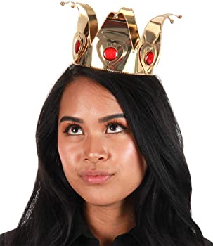 【中古】(未使用品)Mini Queen of Hearts Gold Adult Crown ハーツゴールド大人用王冠のミニ女王♪ハロウィン♪サイズ:One-Size|GoodLifeStore