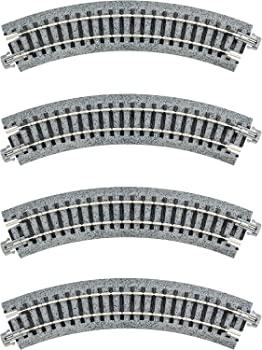 【中古】(未使用品)KATO Nゲージ ユニトラックコンパクト曲線線路R150-45° 4本入 20-174 鉄道模型用品｜詳細画像