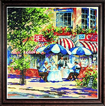 【中古】（非常に良い）Cafe in the Sun（クロスステッチキット）