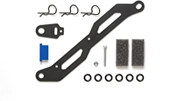 【中古】（非常に良い）タミヤ ホップアップオプションズ No.1555 OP.1555 TT-02 FRPバッテリープレート & トランスポンダーステーセット 54555