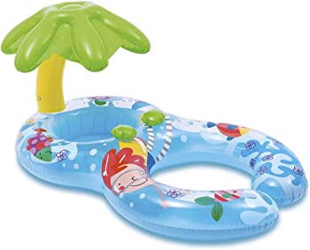 【中古】（非常に良い）INTEX(インテックス) 浮き輪 マイファーストスイムフロート 117×75cm 56590