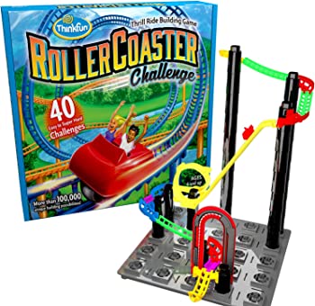 【中古】ThinkFun (シンク気違い)自然哲学的な考えること力を育む取り組み「巻き・コースター・立ちはだかる」青色