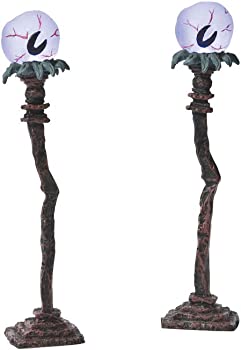 【中古】（非常に良い）Department 56 Original Snow Village Halloween Eyeball Street Lights Accessory Set of 2 [並行輸入品]