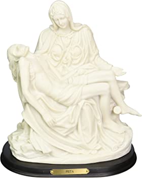 【中古】高さ30ｃｍ ピエタ像 救世主と聖母聖処女マリア彫り物/ White 12 Inch Pieta Holy Jesus Virgin Mary Figurine Religious Decoration(並行輸入品)