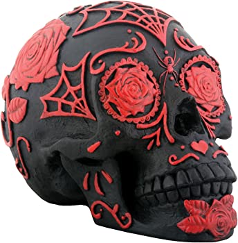 【中古】（非常に良い）死霊のえじき　タトゥー・シュガースカル　レッド＆ブラック　スタチュー　並行輸入｜GoodLifeStore