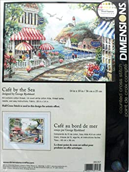 【中古】（非常に良い）Cafe By The Sea Counted Cross Stitch Kit-14