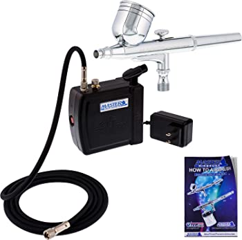 【中古】Master Airbrush MAS KIT-VC16-B22 Portable Mini Airbrush Air Compressor Kit by Master Airbrush