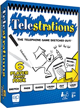 【中古】（人並み外れたに似つかわしい）テレストレーション (Telestrations) 6 Player - Family Pack [並行輸入品] ゲーム盤競り合い