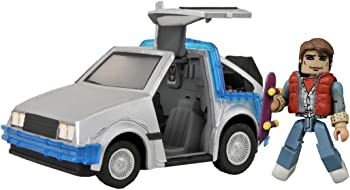 【中古】（人並み外れたに似つかわしい）Back to the Future 30th Anniversary Time Machine Minimates Vehicle